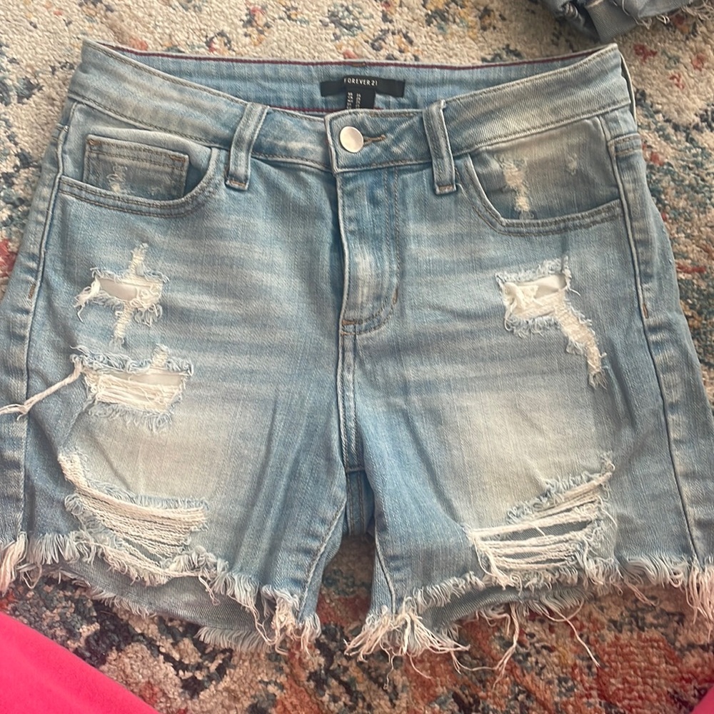 Forever 21 Bermuda Jean shorts